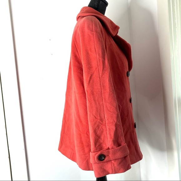 Talbots Double Breasted Wool Coat - Picture 8 of 16